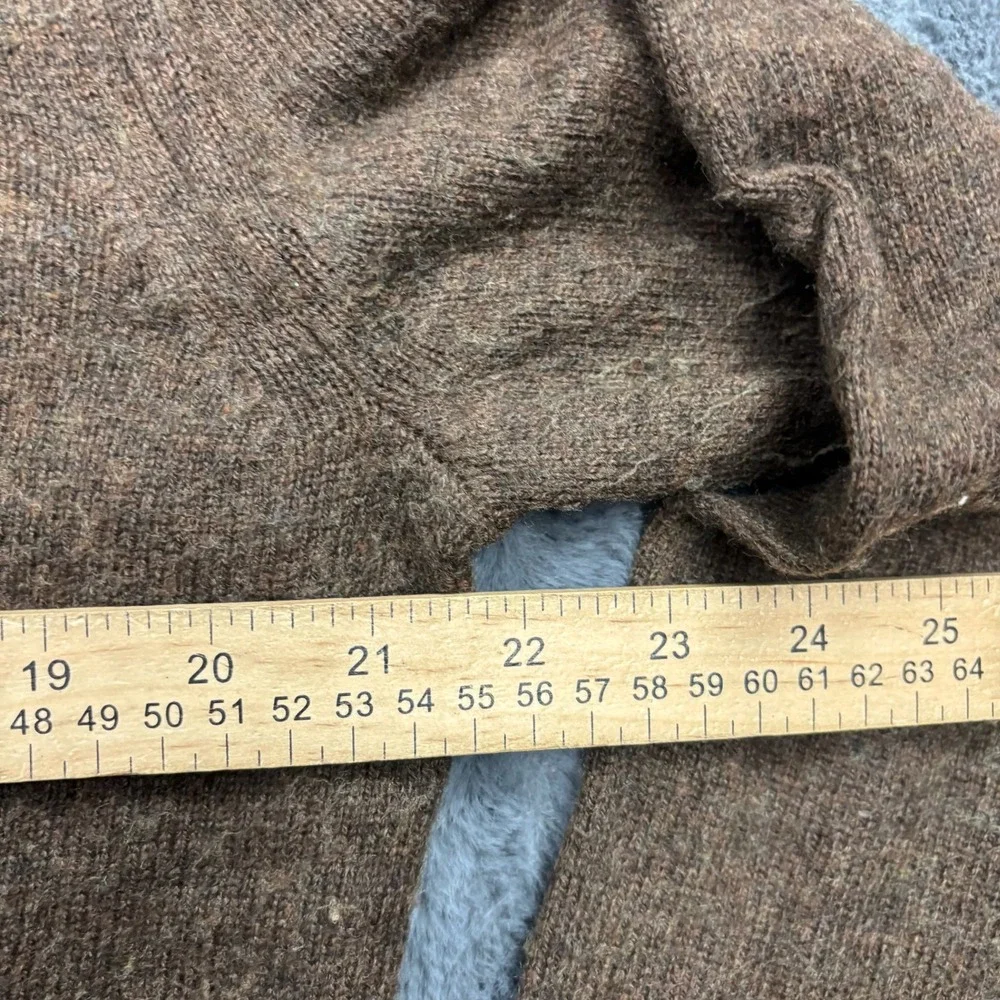 Banana Republic Mens Brown Wool Blend Crew Neck Sweater Large RN 54023